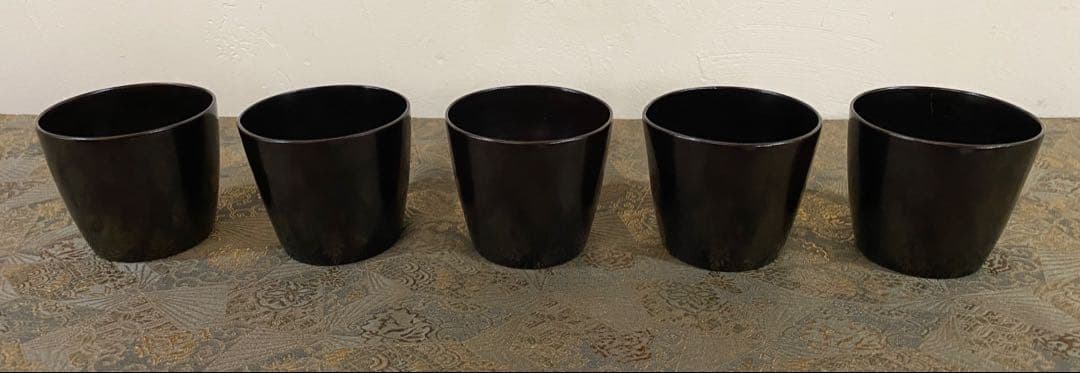 骨董　溜め塗　山中塗　蕎麦チョコ　5個