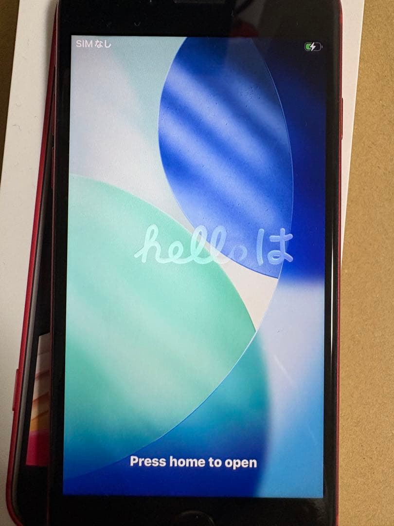 ホームボタン壊れiPhone SE第2世代128GB レッド 箱付きジャンク品