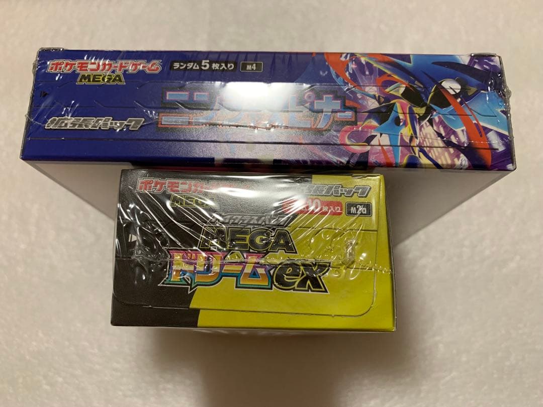 ①ポケモンカード　megaドリーム　ニンジャスピナー　box シュリンク付き