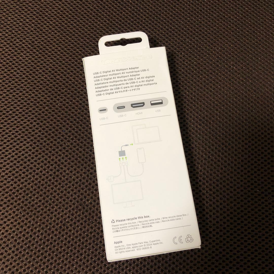 純正　Apple　USB-CデジタルAVマルチポートアダプタ MW5M3ZA/A