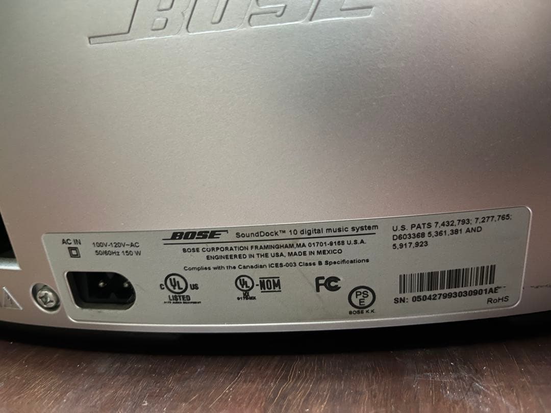 スピーカー・ウーファー Bose sounddock 10 Bluetooth