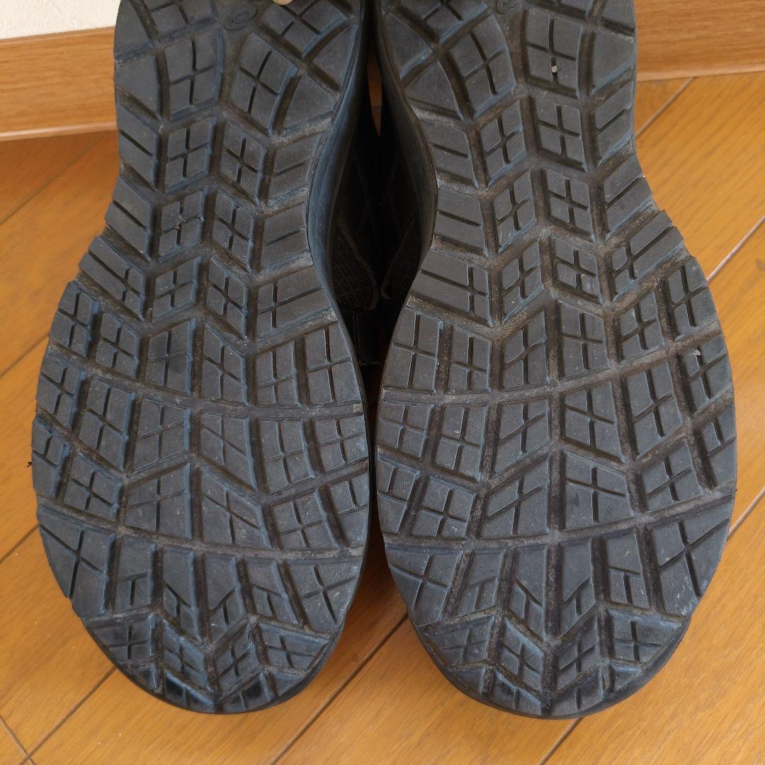 asics 安全靴 黒 ベルクロストラップ