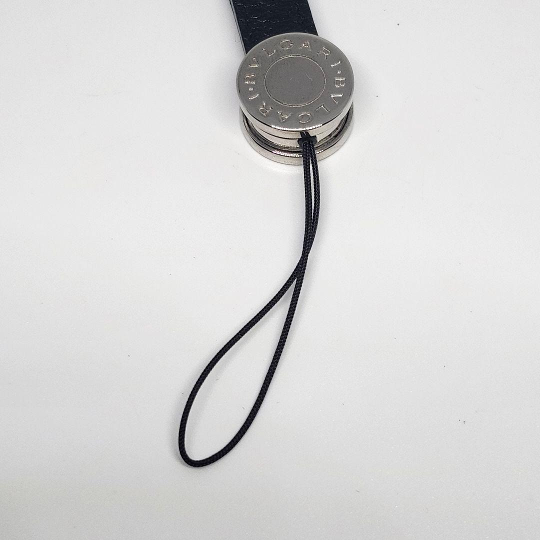 BVLGARI ブルガリ スマホ ストラップ Bzero1 ビーゼロワン 黒