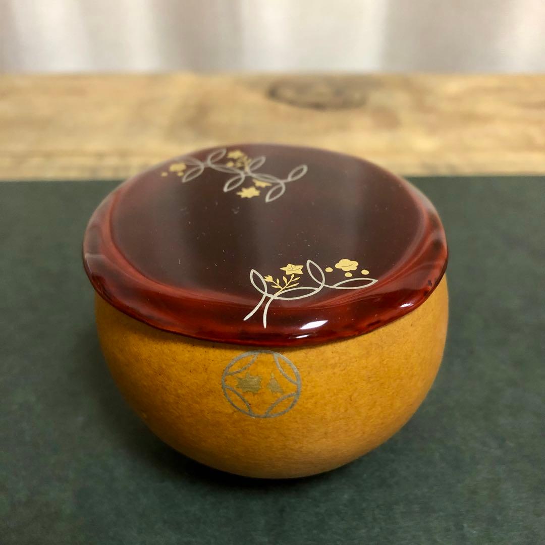 中村湖彩 七宝蒔絵瓢茶器 共箱 茶道具