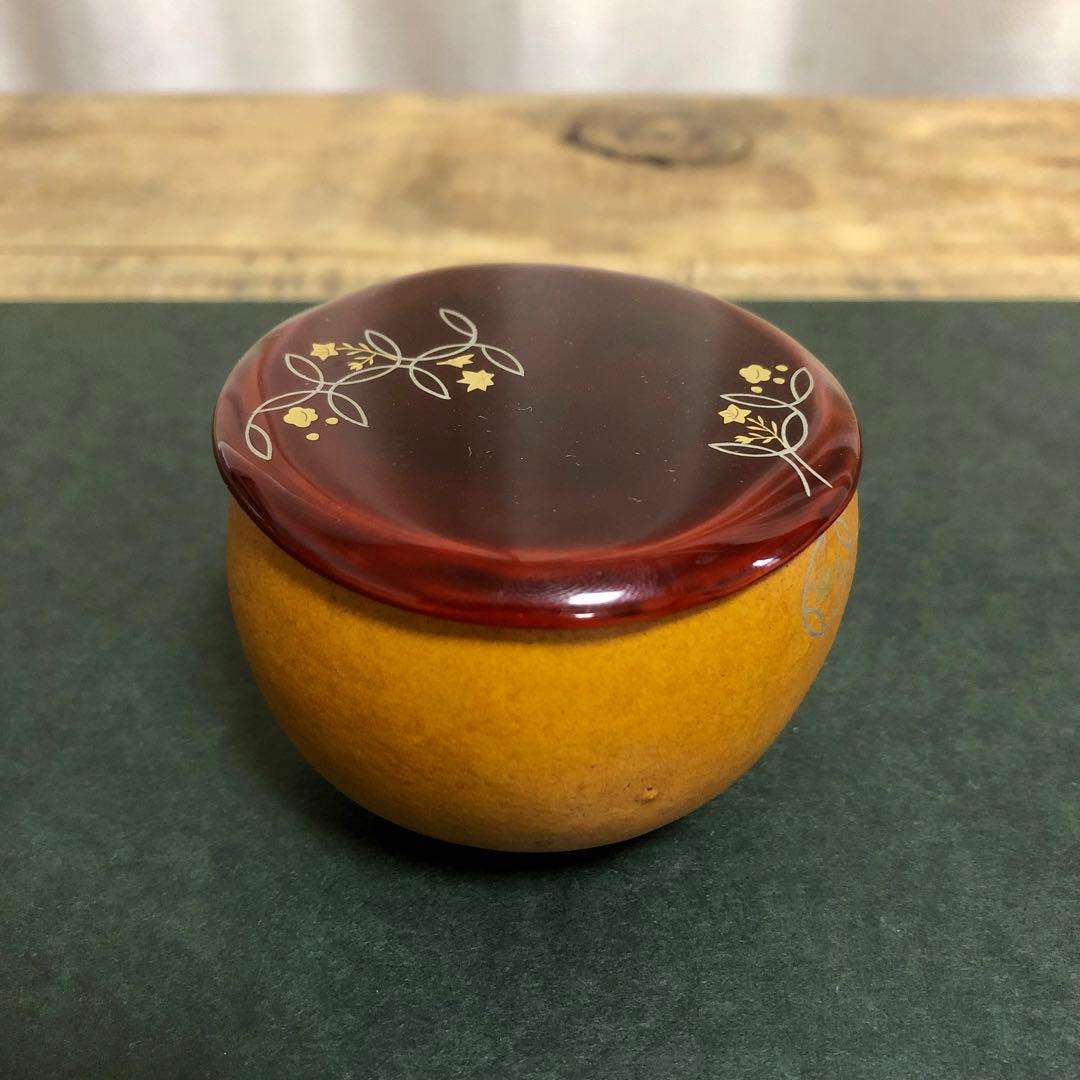 中村湖彩 七宝蒔絵瓢茶器 共箱 茶道具