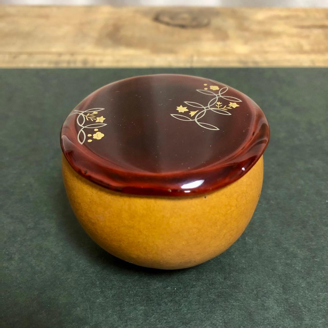 中村湖彩 七宝蒔絵瓢茶器 共箱 茶道具