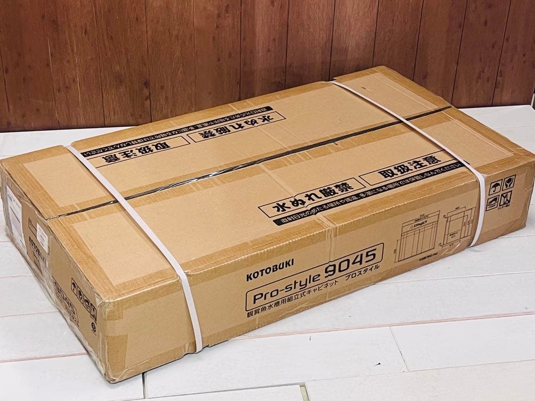 90cmサイズ　900×450×450オーバーフロー水槽セット　クリア＆ホワイト
