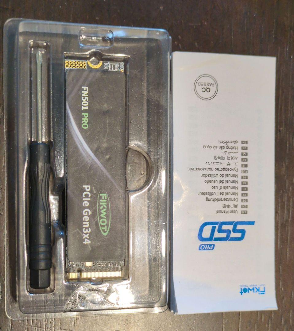 内蔵型SSD Fikwot FN501 PRO 512GB NVMe SSD