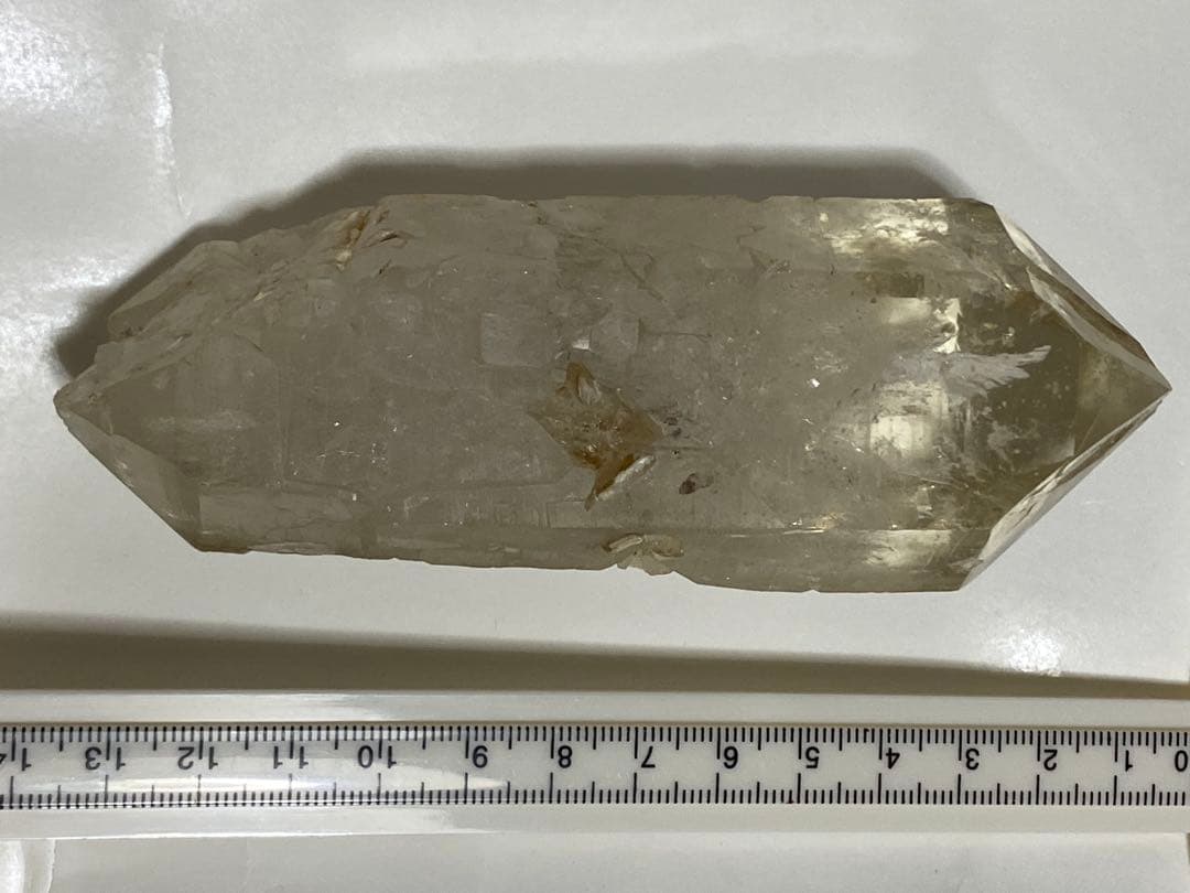 天然石　ヒマラヤ水晶　水晶　ダブルポイント　両剣水晶　カテドラル　ポイント　原石