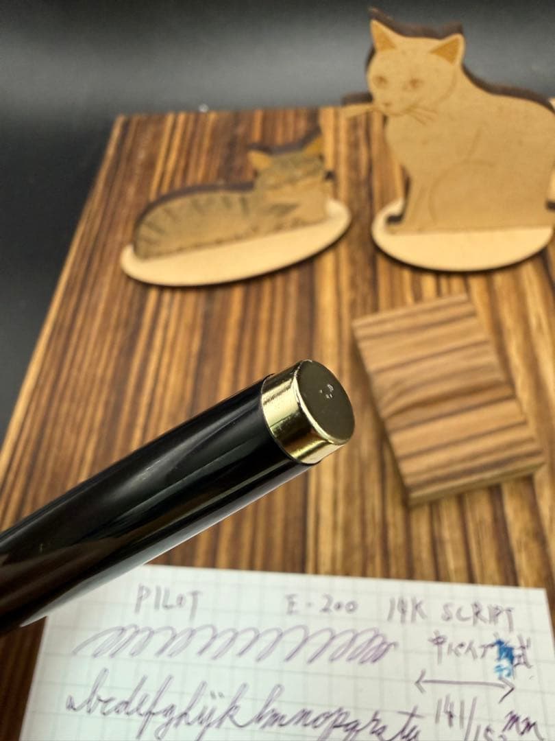 Pilot 万年筆 E200 中パイプテコ式 Script 細字