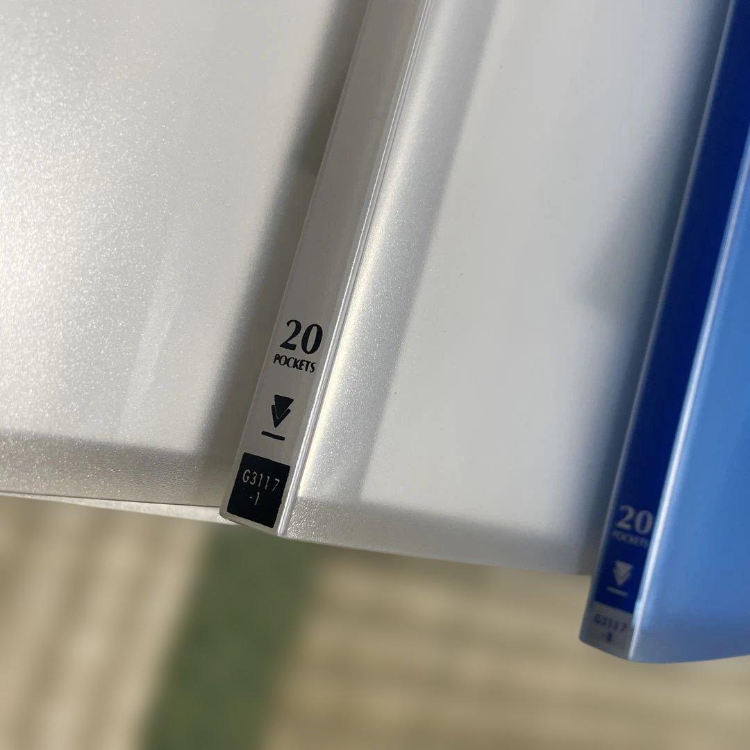 リヒトラブ　ファイル　クリヤーブック　10冊　A2　20ポケット　G3117-1