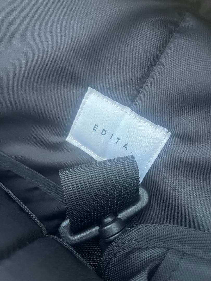 公式　EDITA. ボストンバック　大容量　ベージュ系