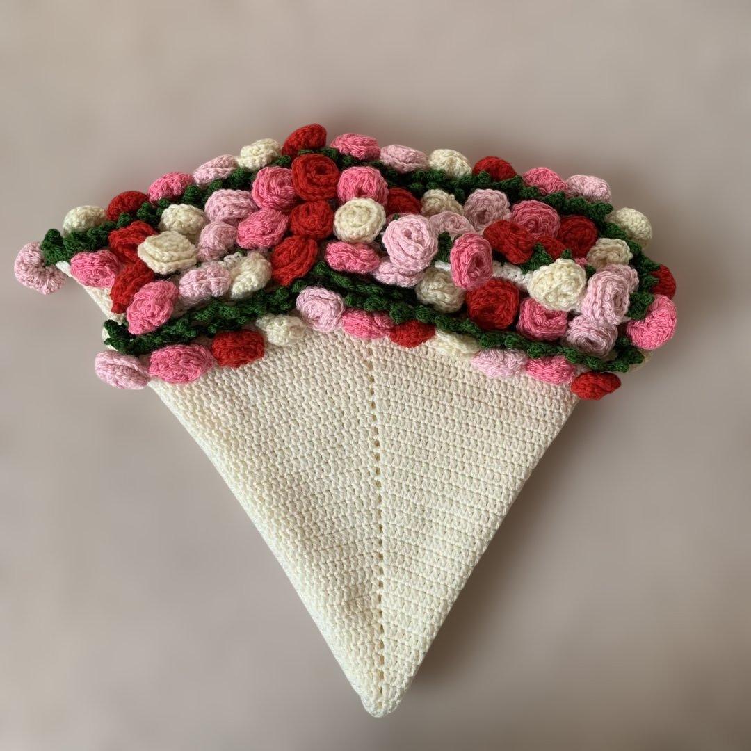 バラのブーケブランケット