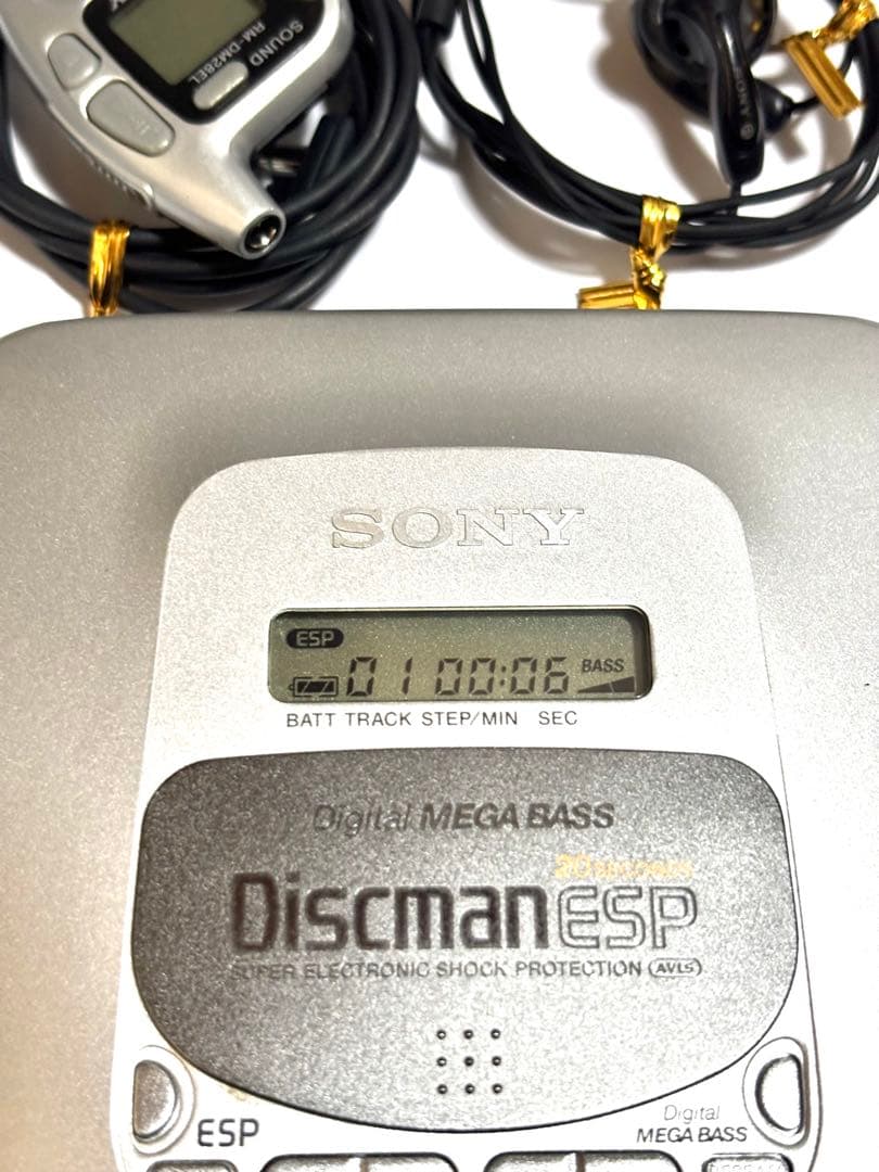 SONY CDプレーヤー Discman D-475 動作品