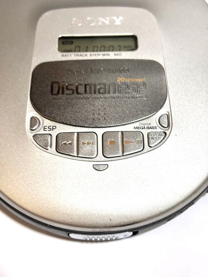 SONY CDプレーヤー Discman D-475 動作品