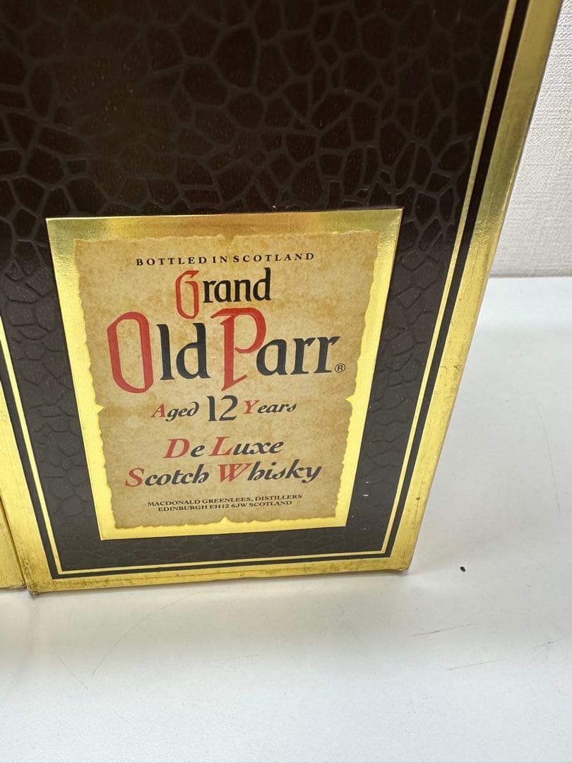 Old Parr 12年 スコッチウイスキー 3本セット　未開封