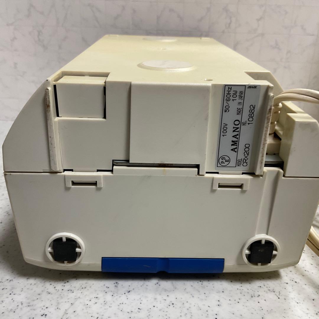 【動作確認済】AMANOタイムレコーダーCRX-200（おまけ付）