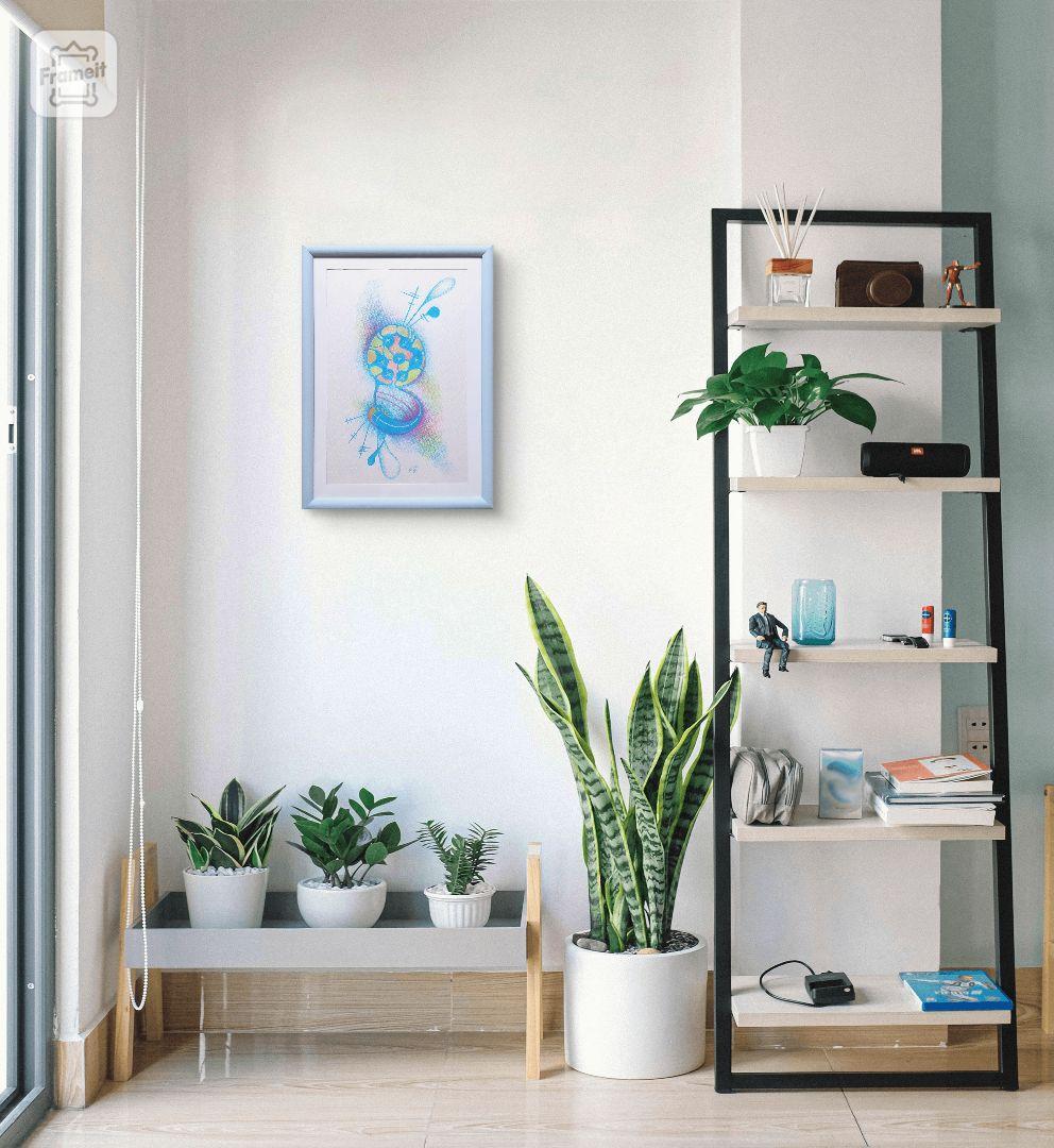 手書き絵画 オリジナル抽象化 ( スポーツ )