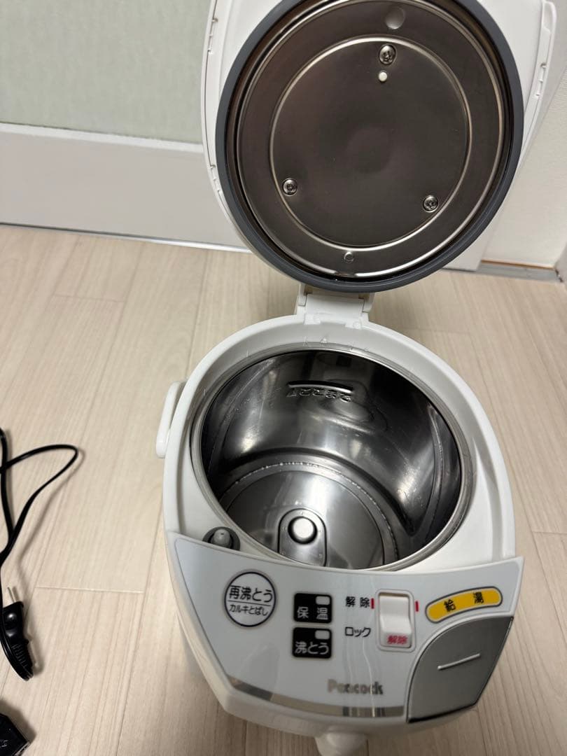 中古Peacock 電動ポット 2.2L 動作良好｜引っ越しのため出品