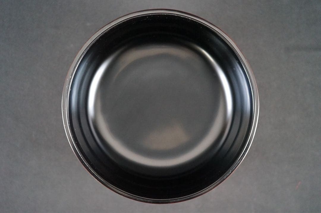 輪島塗師 茶平一斎 作 輪島塗 源氏車蒔絵 喰籠 共箱 菓子器 茶道具 食籠