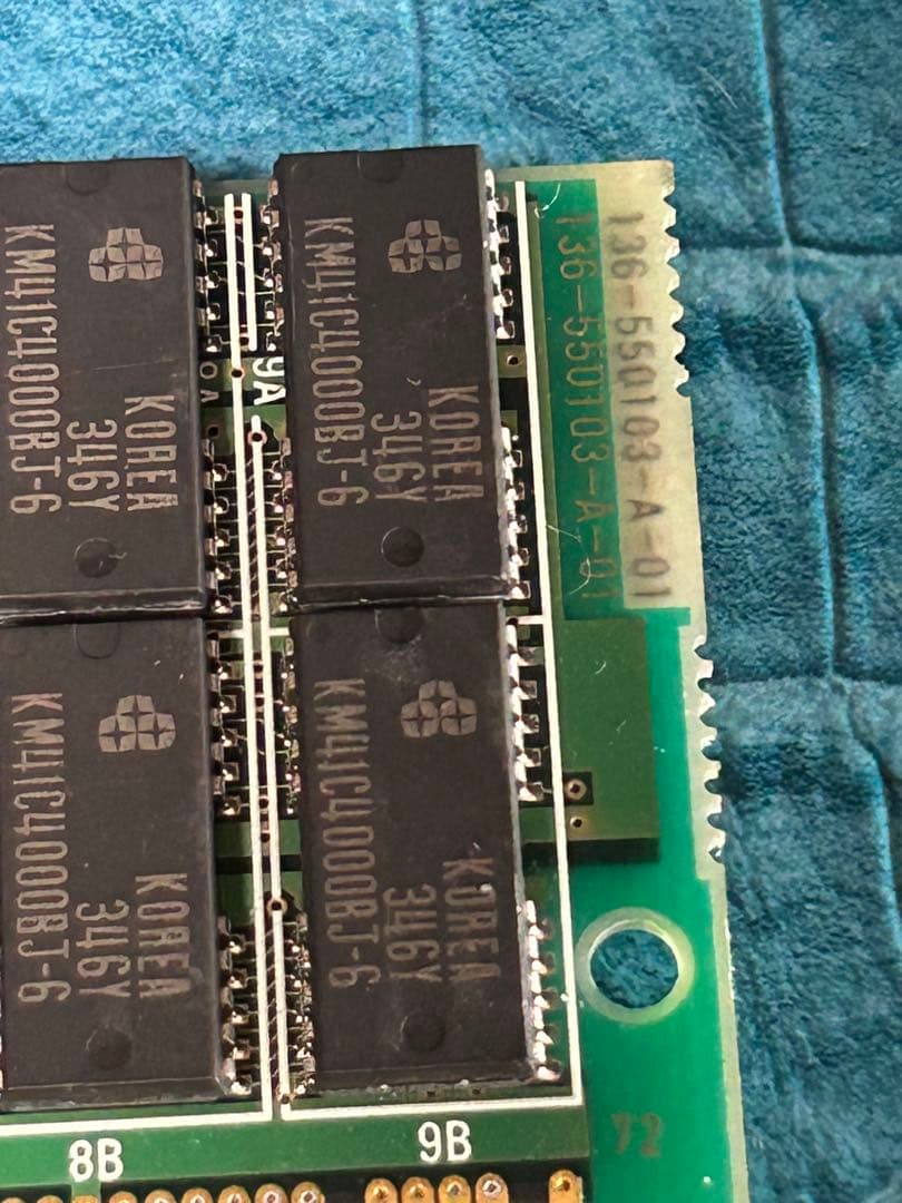 初期 NEC PC98用 [A01][A02パリティ付き] SIMM メモリ