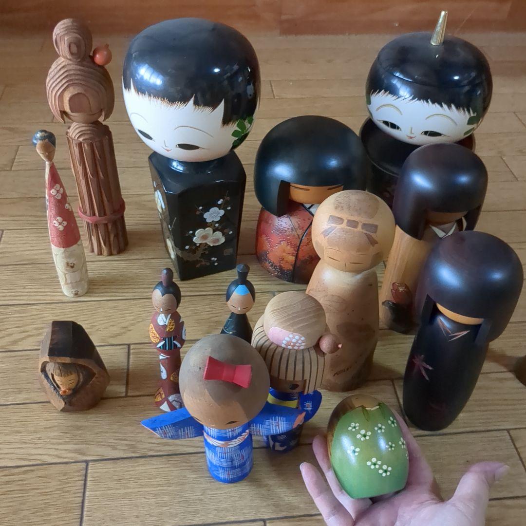 日本の伝統こけしセット レトロ