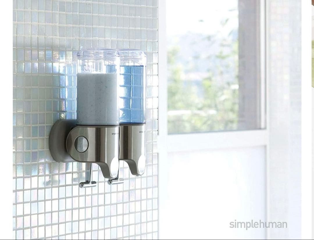 シンプルヒューマン ウォールマウント ポンプ BT1028 ポンプのみ2点