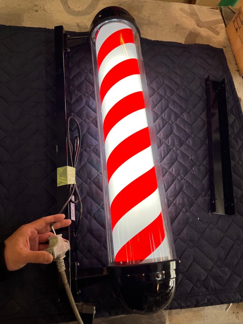 fujisann　サインポール　美容院