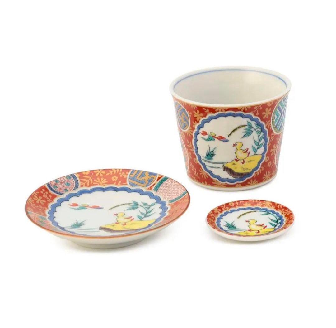 フェイラー ハイジ 九谷焼 梅菊 庄三 2セット