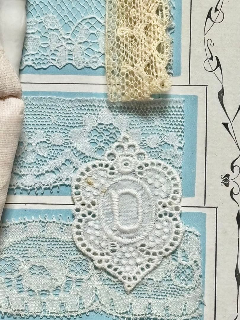 アンティーク　パリアンドールのプレゼンテーションカード　ミニョネット②