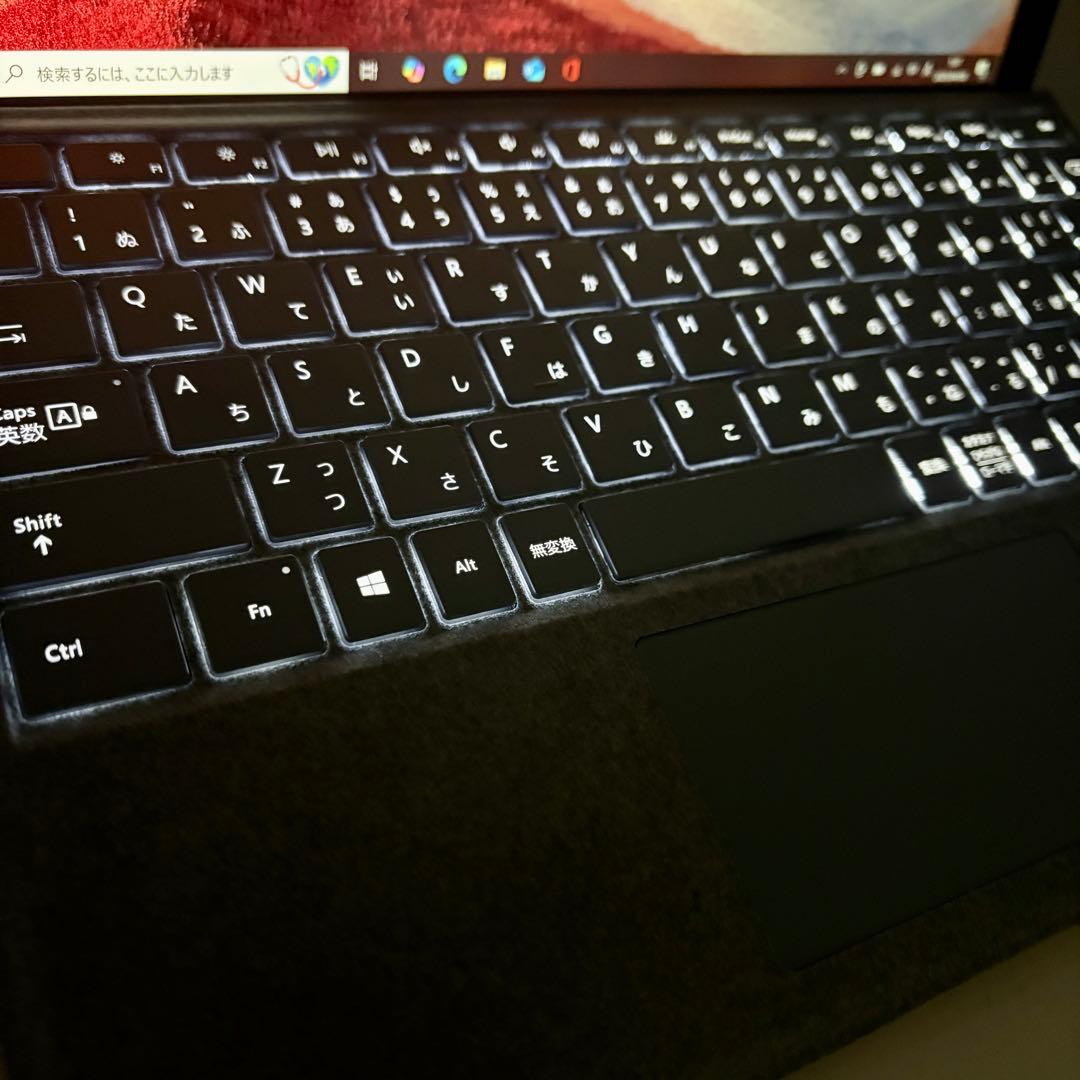 1台限定！Surface Pro7 ブラックモデル キーボード付き