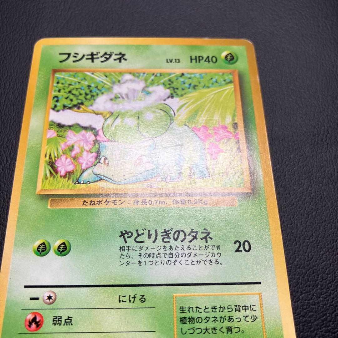 【初版】　フシギダネ　旧裏　ポケモンカード　マークなし