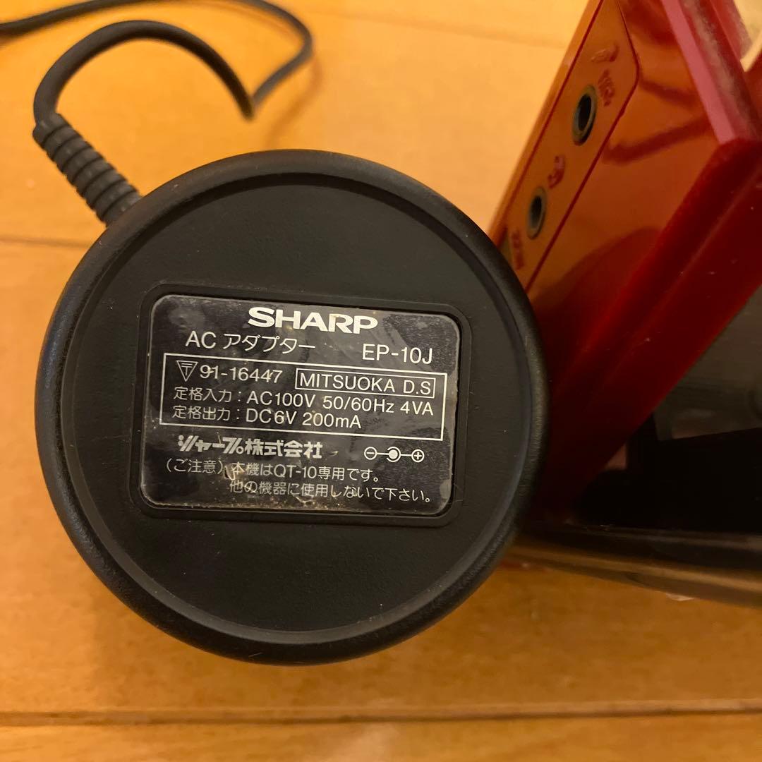 シャープ　QT-10R SHARP ラジカセ　昭和　レトロ　実働　ナウなヤング！
