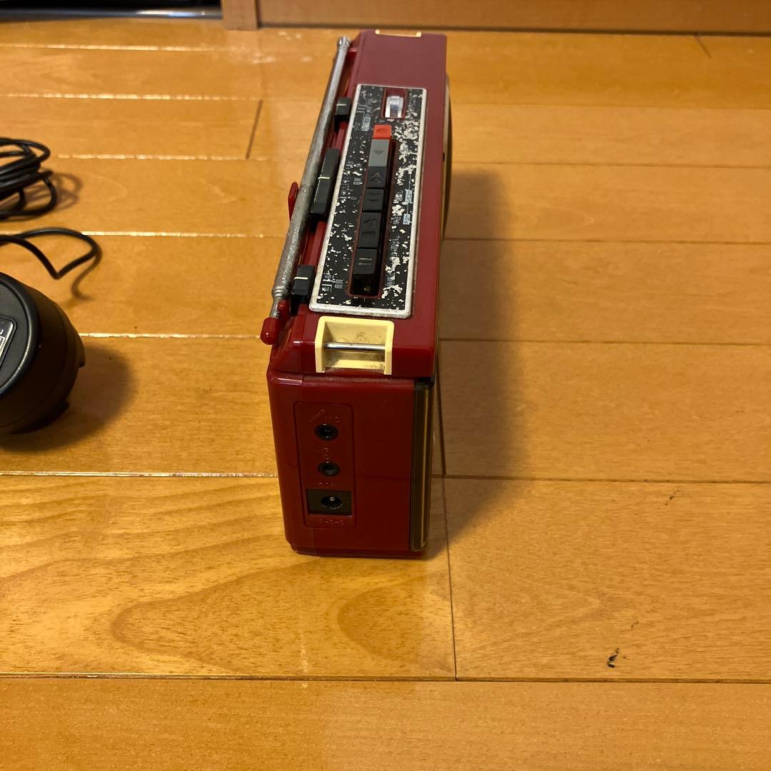 シャープ　QT-10R SHARP ラジカセ　昭和　レトロ　実働　ナウなヤング！