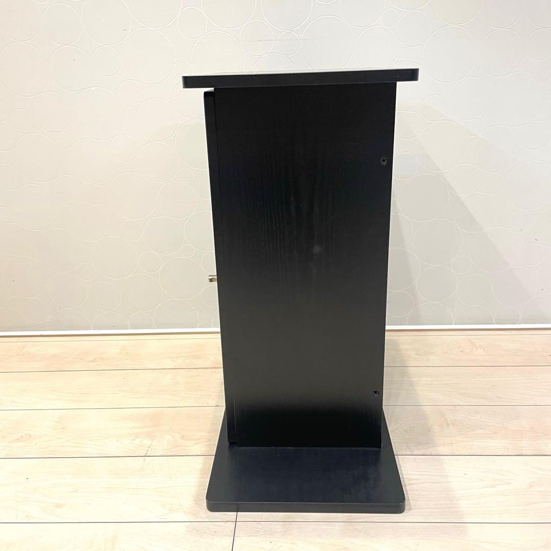 コトブキ 水槽台 キャビネット ブラック 木目 水槽用台 アクアリウム 収納付き