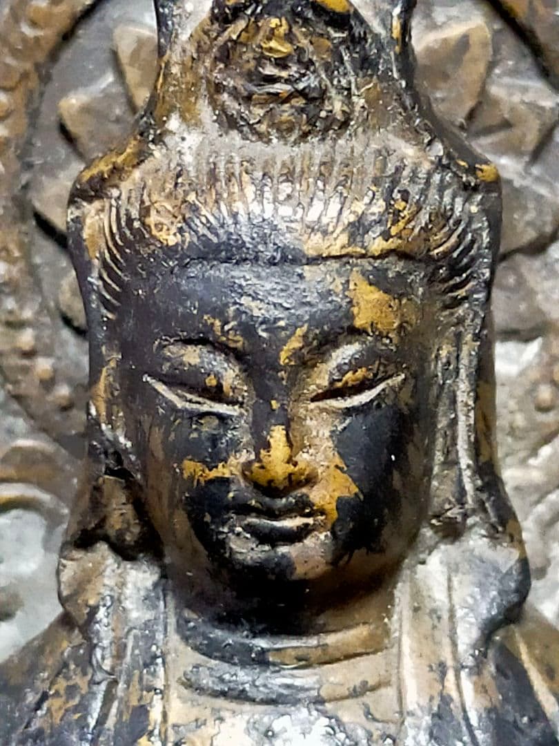 ♥銅製♥　仏像　観音様　観音像　仏壇　仏具　骨董　古玩