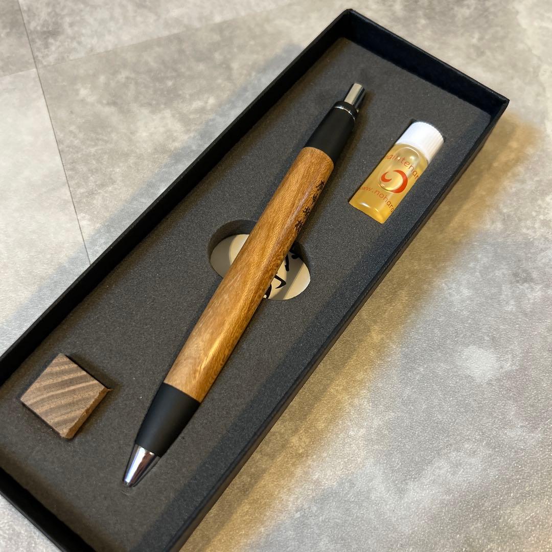 ⭐️野原工芸ボールペン⭐️槐エンジュ✨シルバークリップ