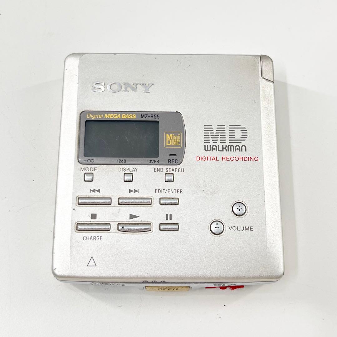 SHARP MDウォークマン MDプレーヤー MZ-R55 動作確認済