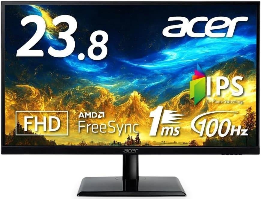 【美品】acer 23.8インチ FHD IPS モニター 本体