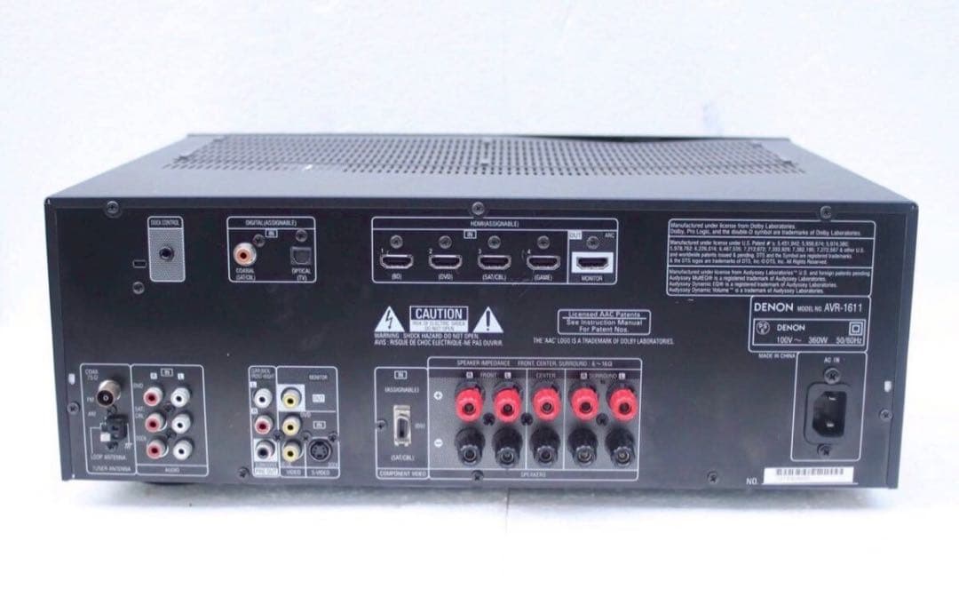 DENON デノン　AVR-1611 AVアンプ