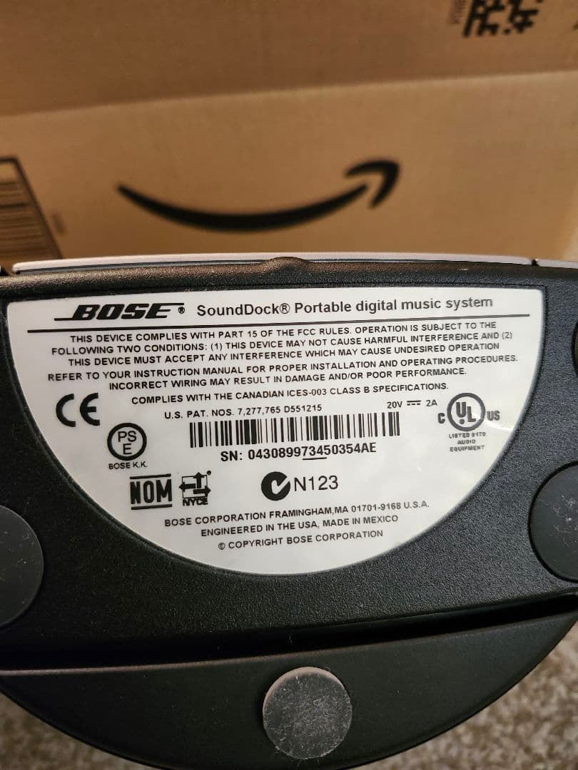 【海道さま専用】BOSE SoundDock Portable N123