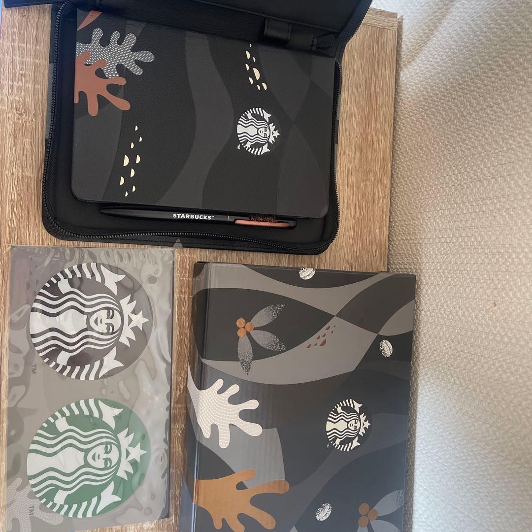 Starbucks 抽象デザイン ファイルケース,