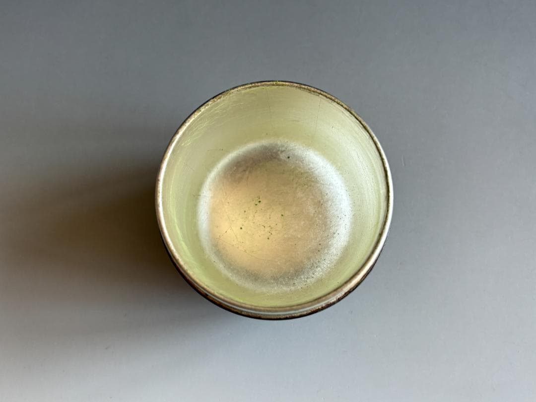 薄茶器　翠甫　雪花蒔絵　内銀地　大棗　茶道具