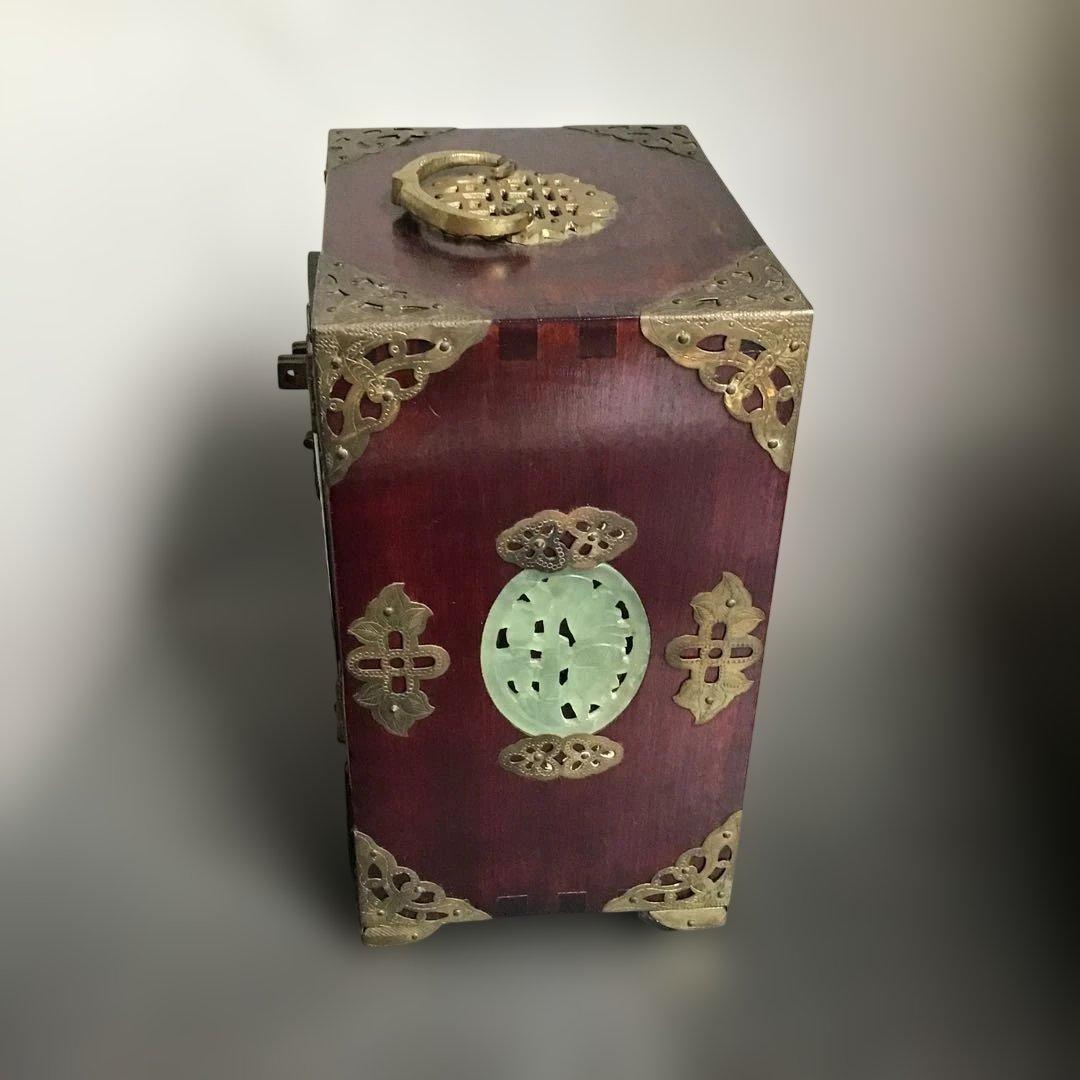 ヴィンテージ宝石箱　ジュエリーボックス　ミニ箪笥　中国骨董品