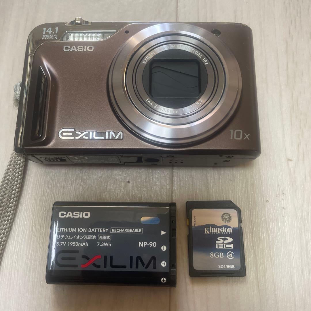 CASIO EX-H15 デジカメ　動作確認済み　SDカード付き