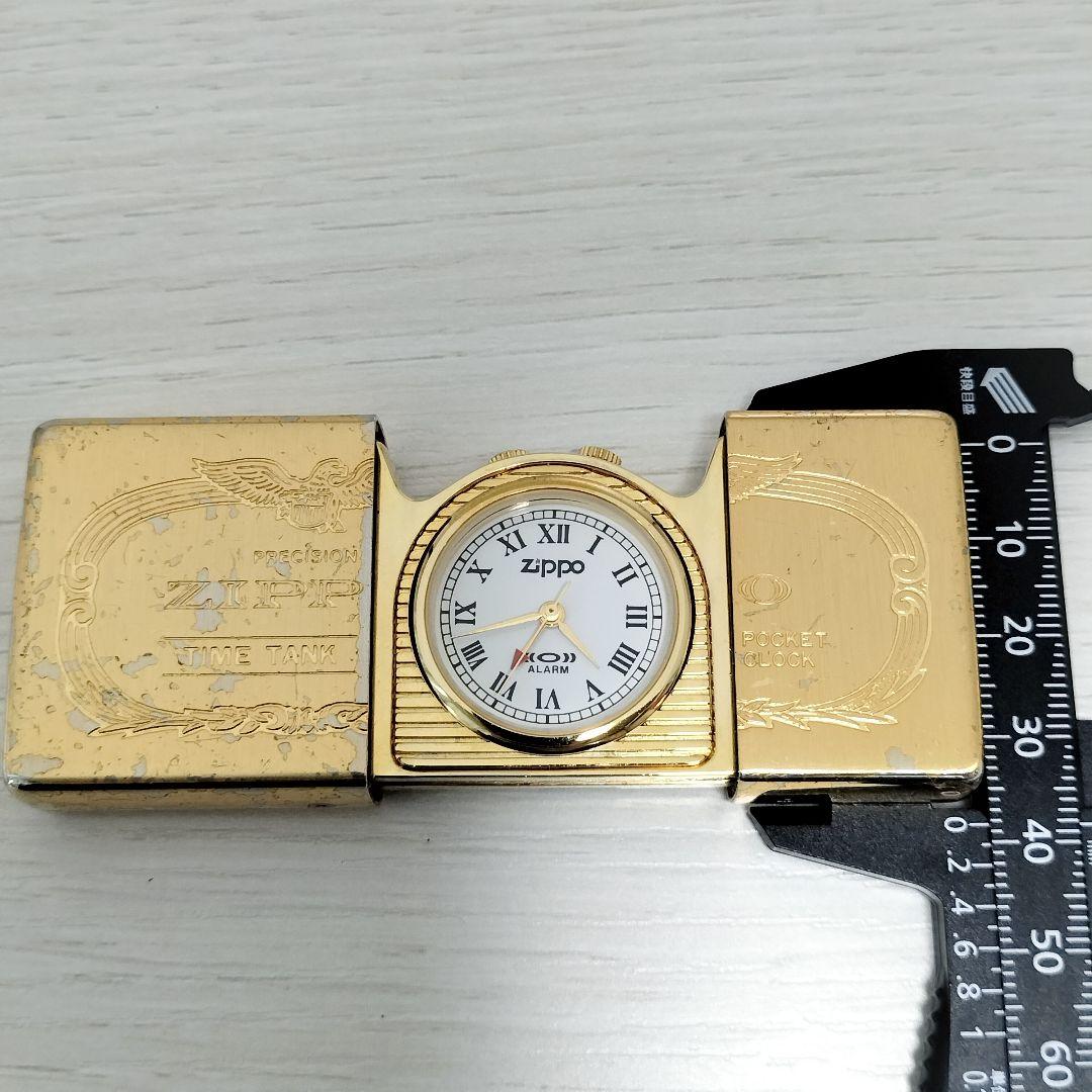ZIPPO TIME TANK POCKET CLOCK　クオーツ稼働品