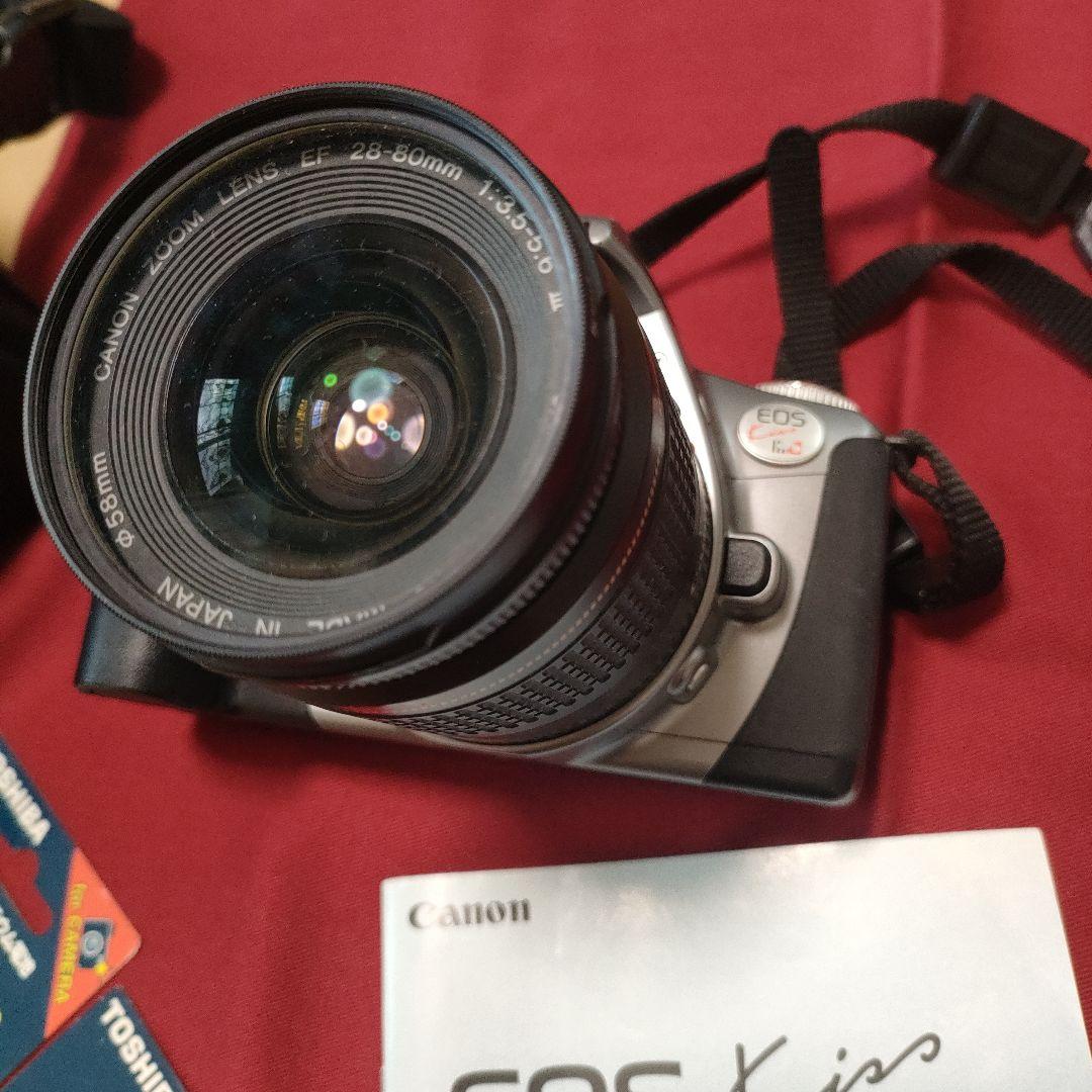 Canon キャノン Kiss フィルム カメラ 動作OK EOS 説明書付き