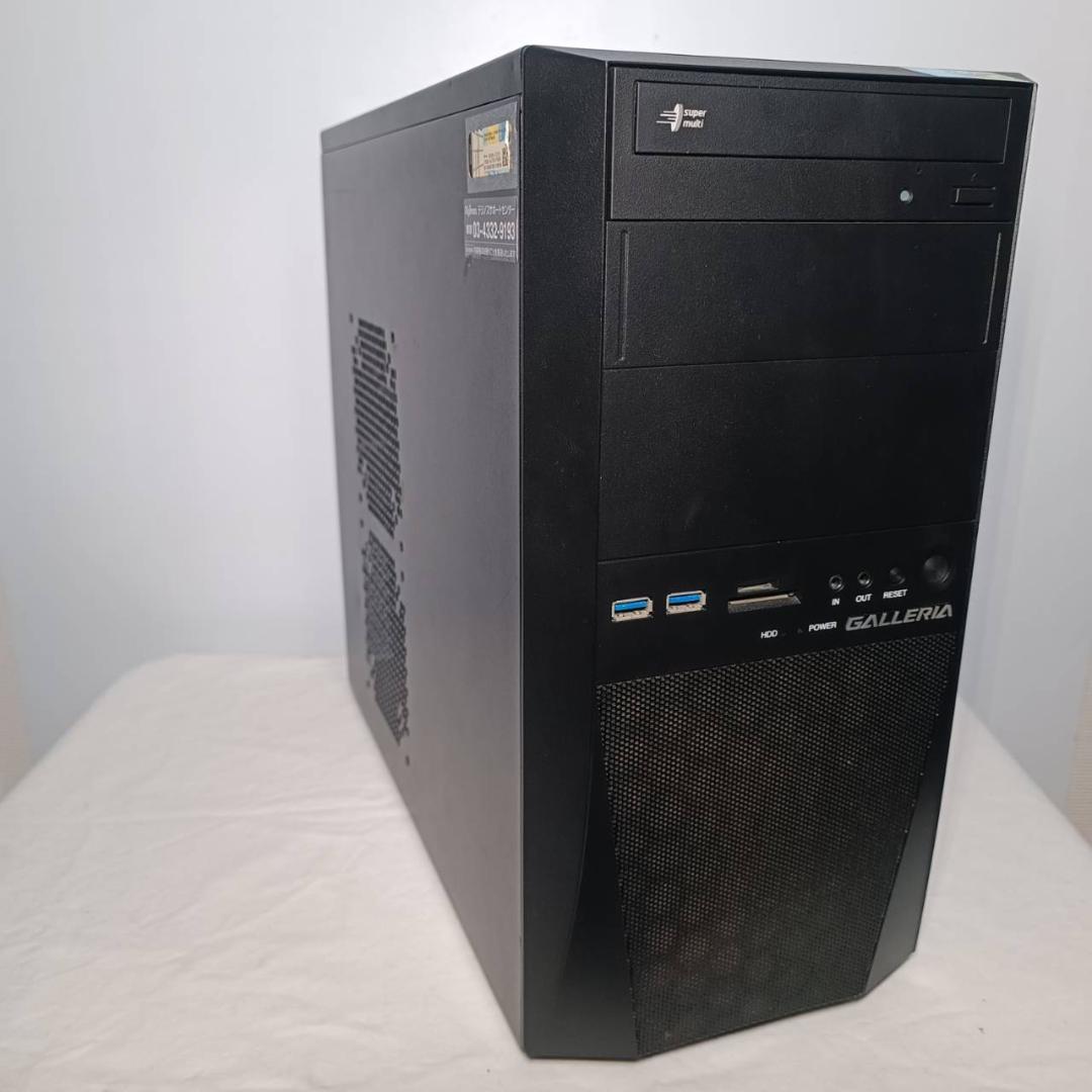 【激安ゲーミングPCフルセット】i5 GTX MS Office搭載 ガレリア