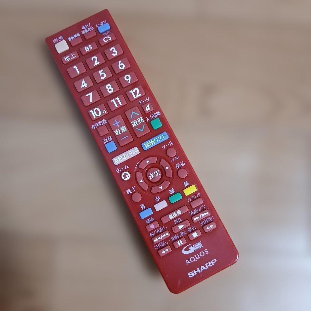 【美品希少赤】LC-24K40 SHARP 液晶テレビ AQUOS