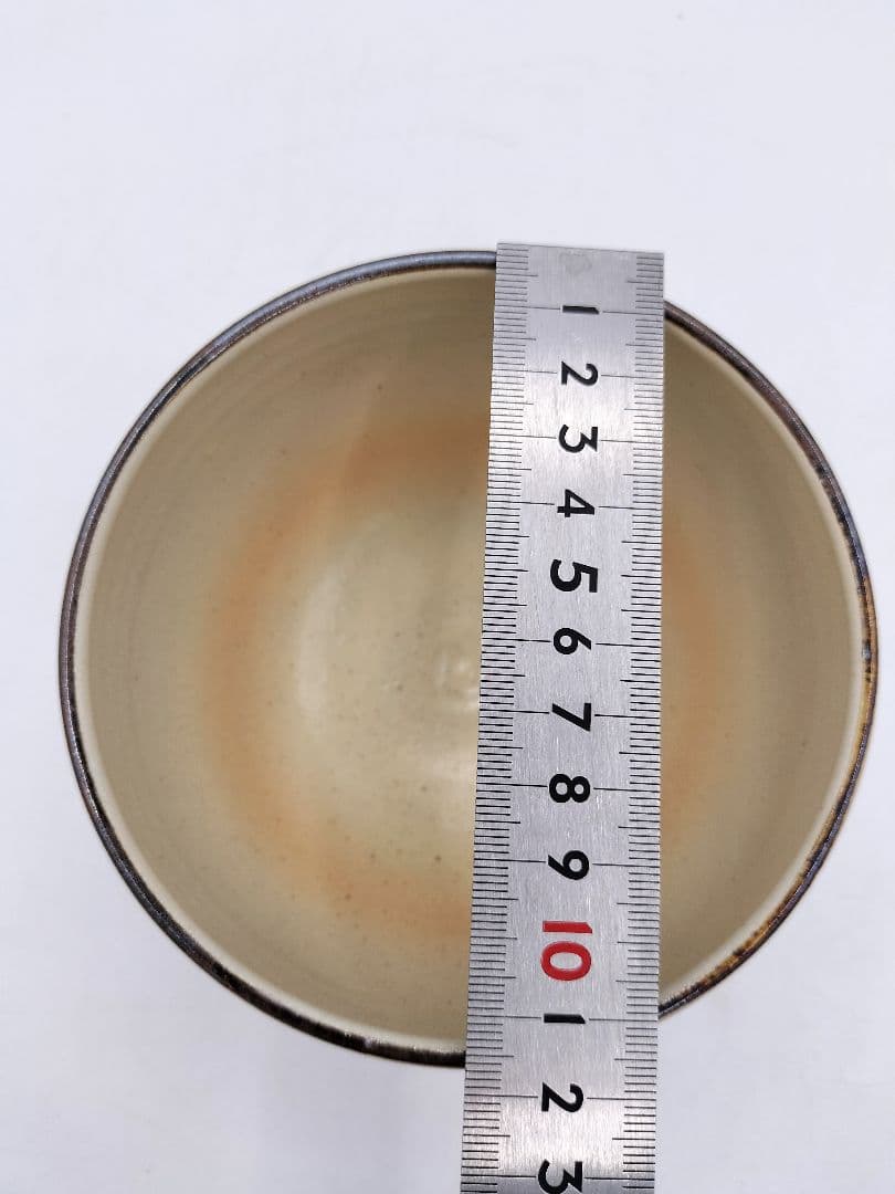 d065【新品・未使用】野球ボール茶碗・国産真茶筌セット 中村良二 木箱 茶道具